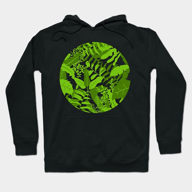 Botanical circle Hoodie by Zakaria Azis